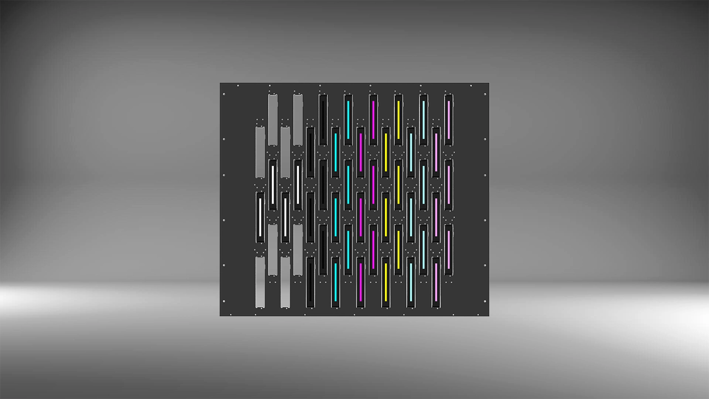 Up to 40 Konica1024 Heads